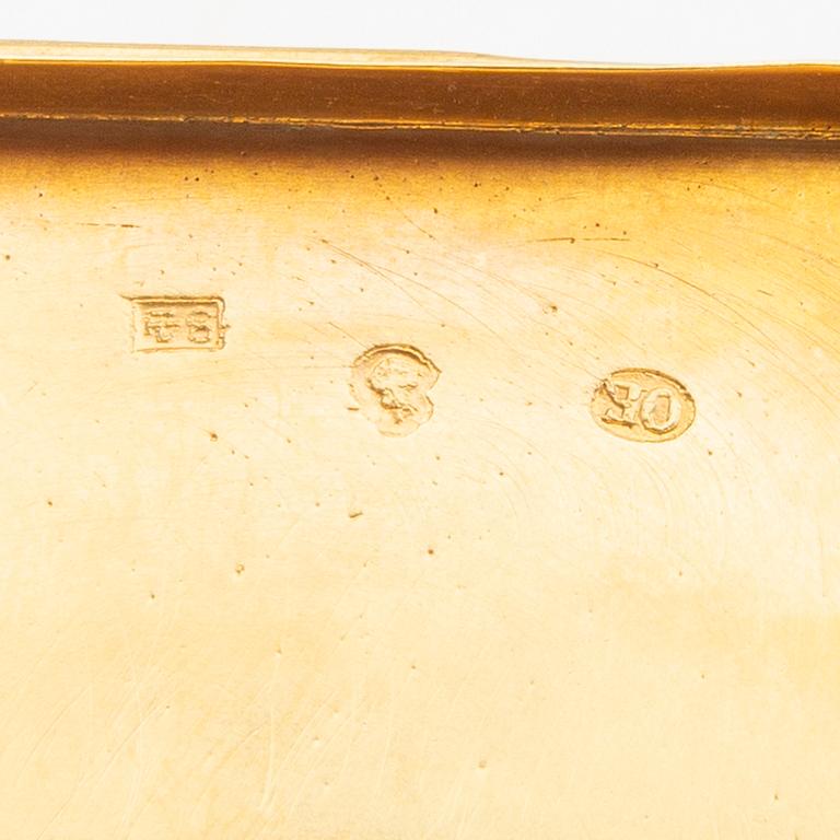 Dosa förgyllt silver Moskva 1822-55.