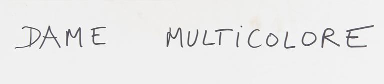 Max Papart, 'Multicolore Dame'.
