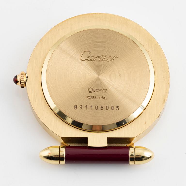 Cartier, väckarur, 54 mm.