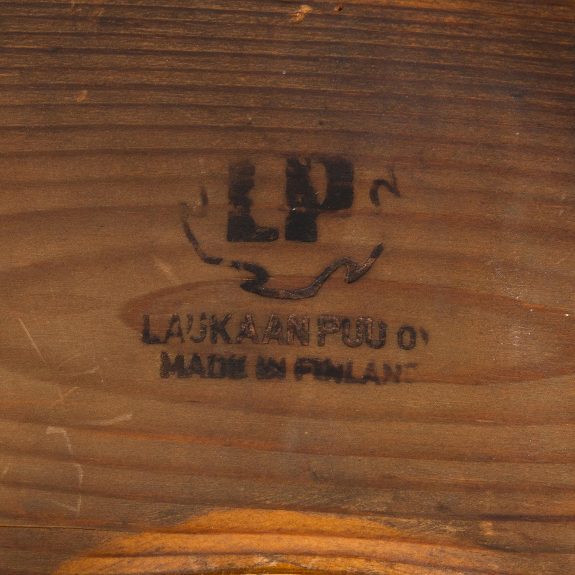 Ilmari Tapiovaara, a 1960/1970's 'Pirkka' stool for Laukaan Puu.