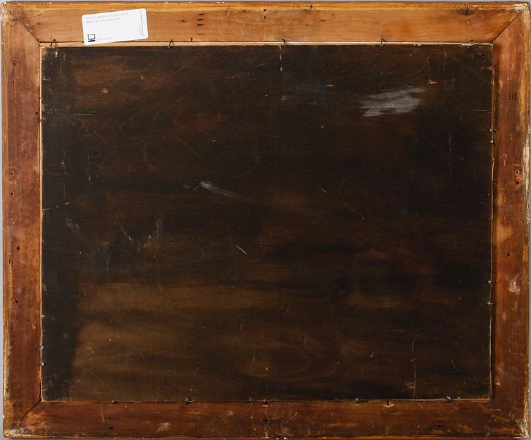 OKÄND KONSTNÄR, 1800-tal, olja på pannå.