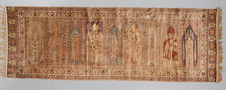 GALLERIMATTA. Semiantik Kayseri Saff. 246 x 86,5 cm.