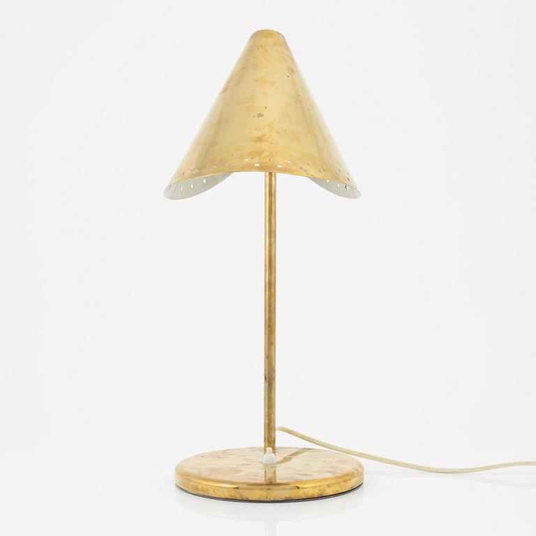 A Finnish brass table light, mid 20th Century.