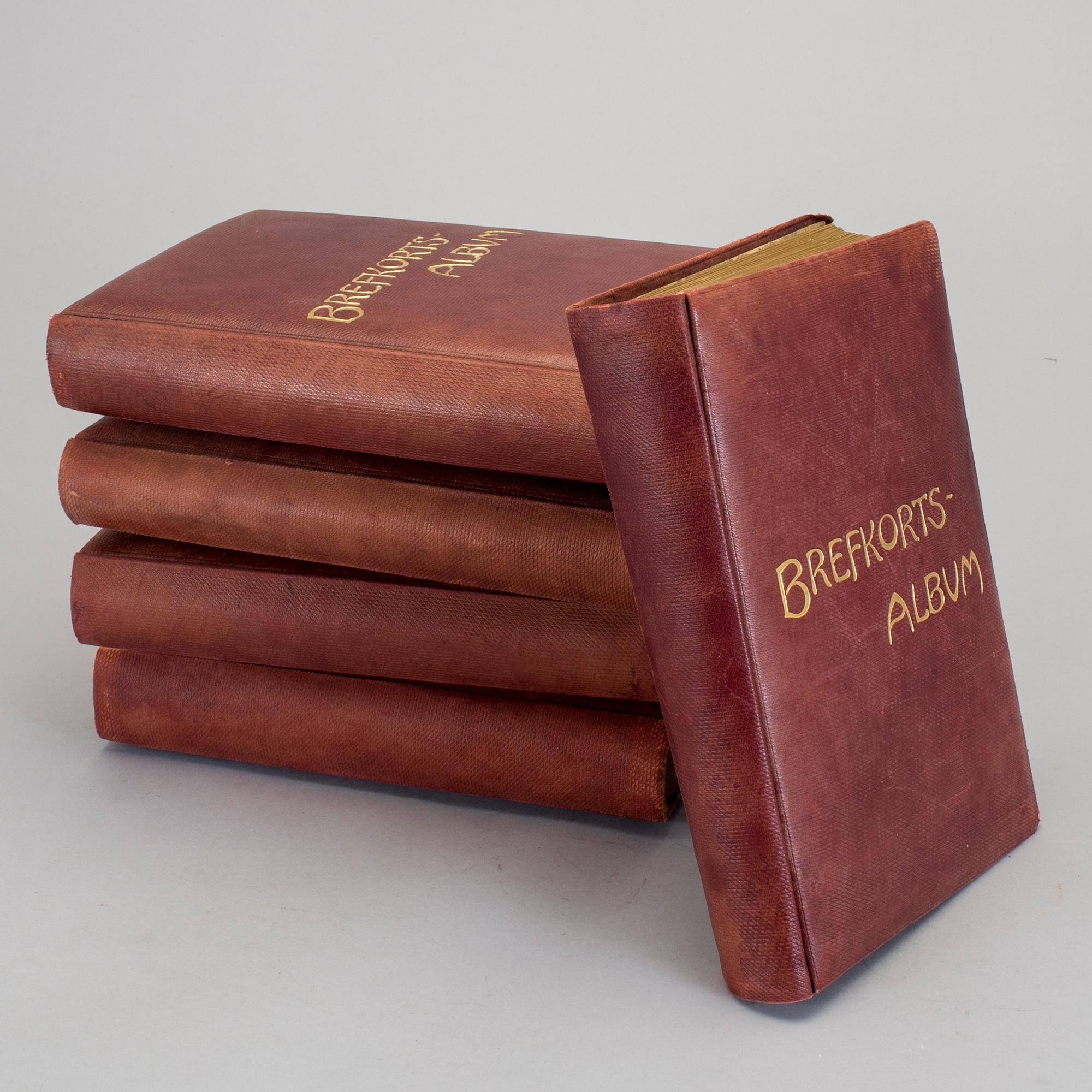 BREVKORTSALBUM, 5 band, 1900-talets början.