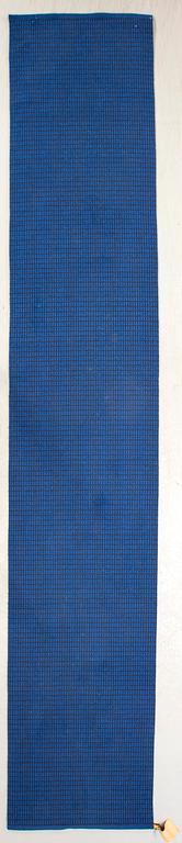 Gunilla Lagerhem Ullberg, Kasthall, Matta, "Häggå 911" 502x88 cm.