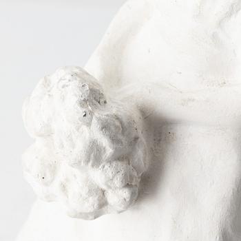 Ruth Milles, sculpture, plaster, signed.