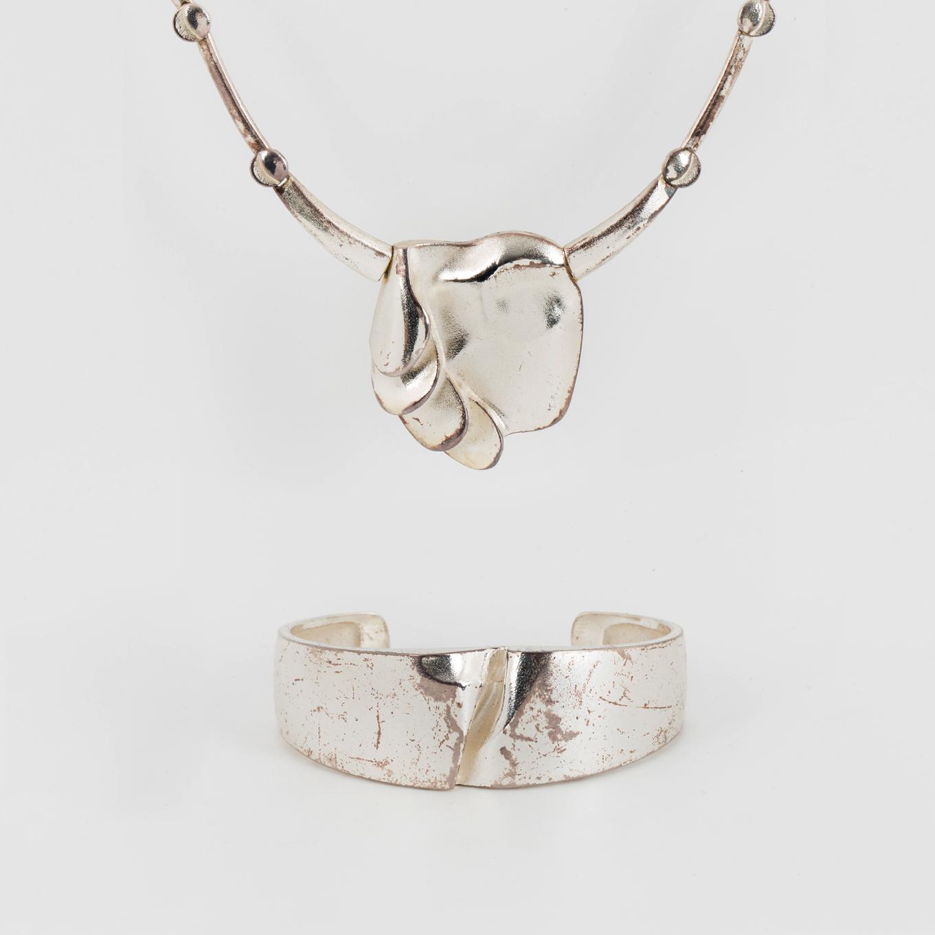 LAPPONIA, bangle and necklace.