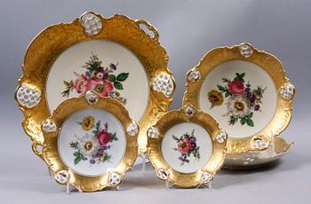 FAT, 5 st, porslin, rokokostil, "Moliére", Rosenthal.