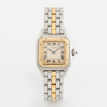 Cartier, Panthère, armbandsur, 21,5 x 21,5 (29,5) mm.