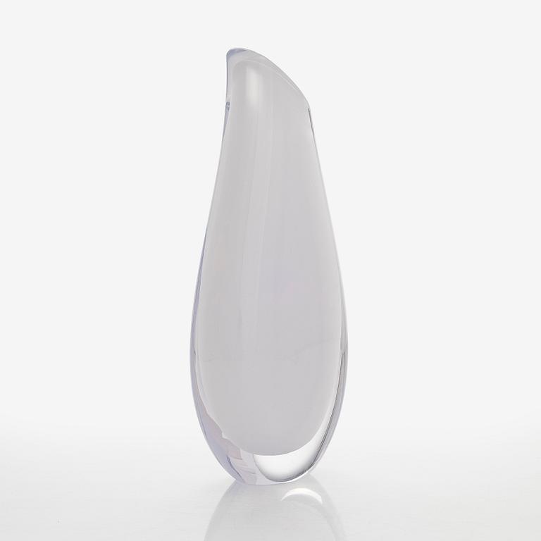 Ritva-Liisa Pohjalainen, A glass vase, signed 2015 Ritva-Liisa Pohjalainen 27/100.