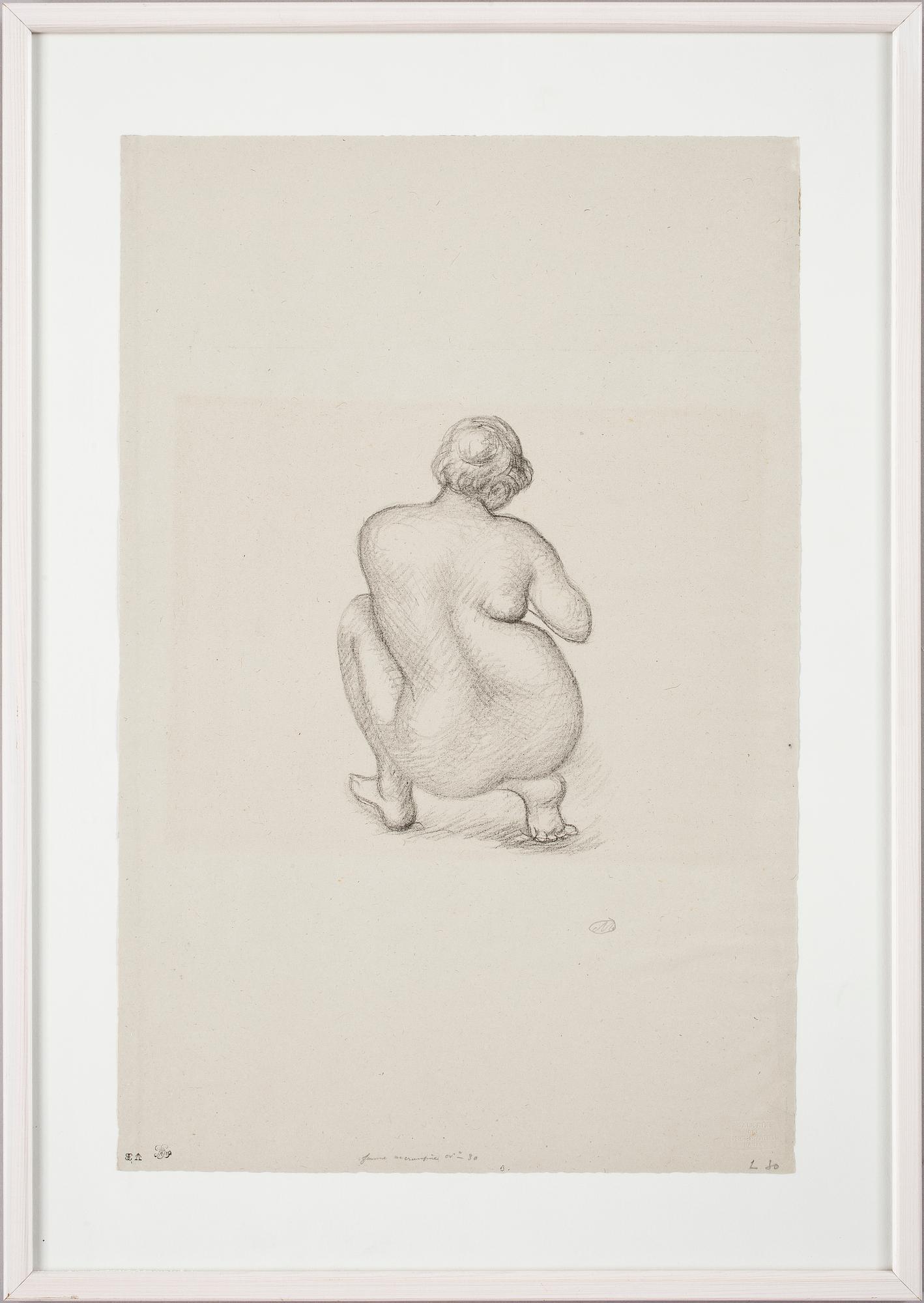 ARISTIDE MAILLOL, litografi, sign.