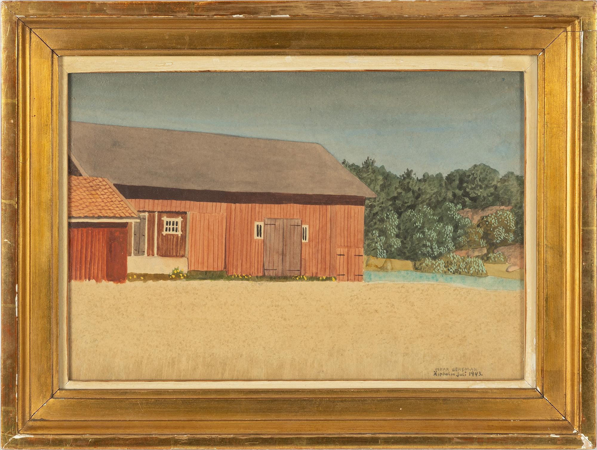 Oskar Bergman, "Lada på Äspholm".