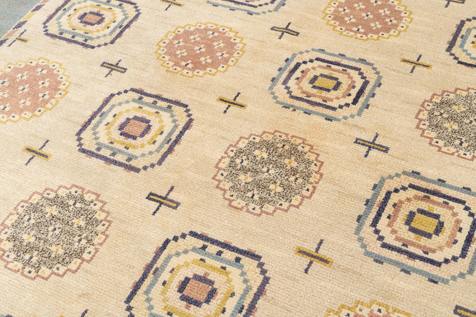 Märta Måås-Fjetterström, a carpet "Blåringen", knotted pile, ca 306 x 267 cm, signed AB MMF.