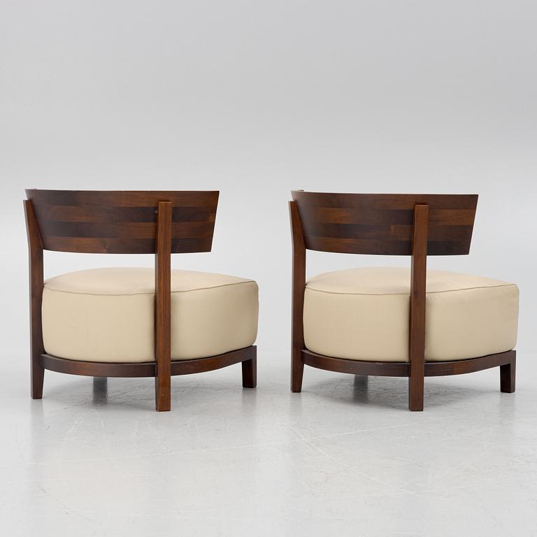 Antonio Citterio, armchairs, a pair, "Thomas", Flexform, Italy.