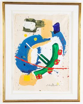 Per Adalbert von Rosen, oil on paper, signed.