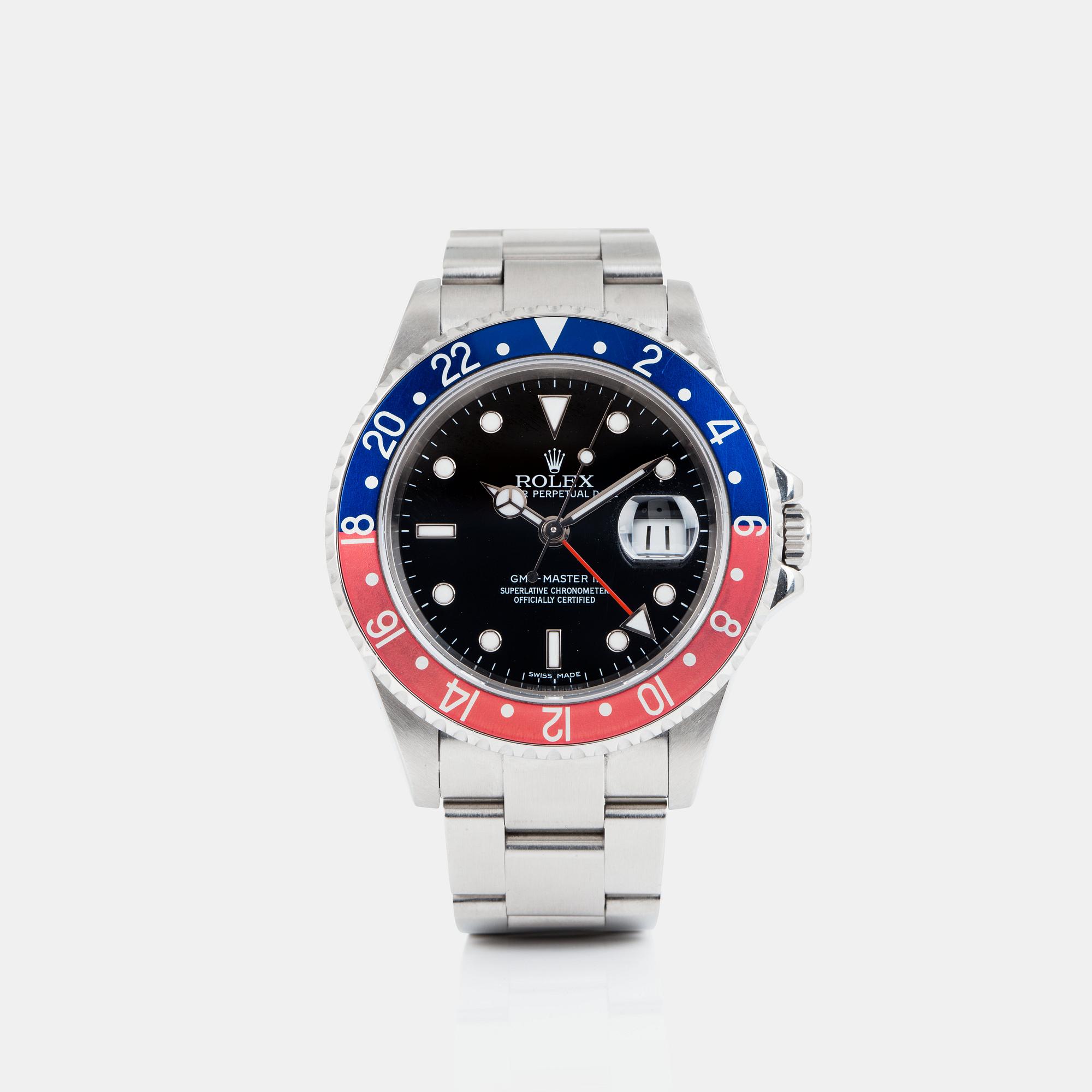 ROLEX, GMT-Master II, "Stick Dial".