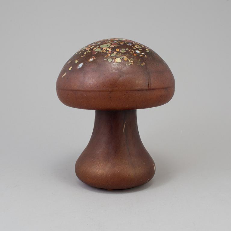 MONICA BACKSTRÖM, "Svamp", skulptur, glas, Kosta, 1980-tal.
