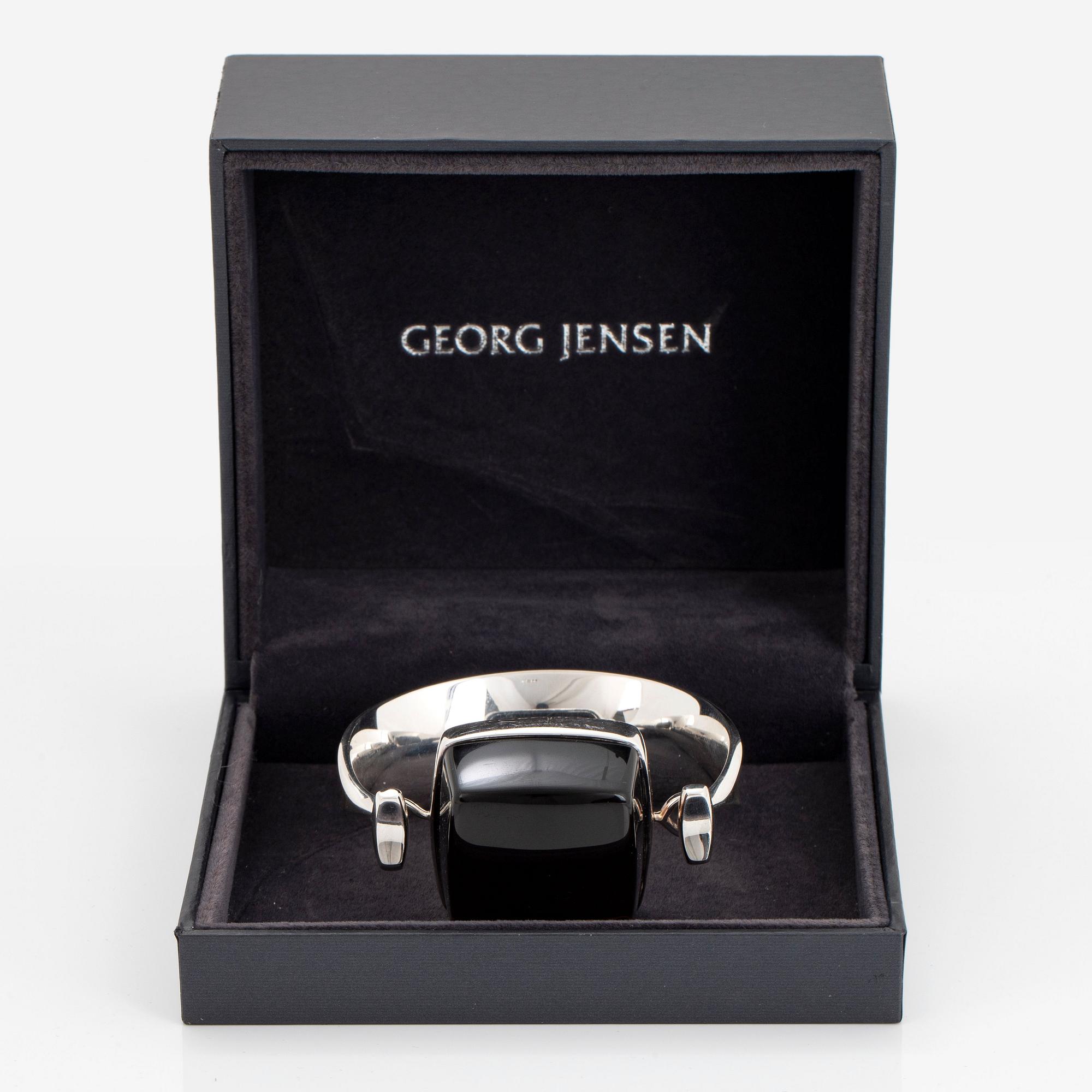 Vivianna Torun Bülow-Hübe, a sterling and qvartz bangle, Georg Jensen, Denmark, design nr 203B.