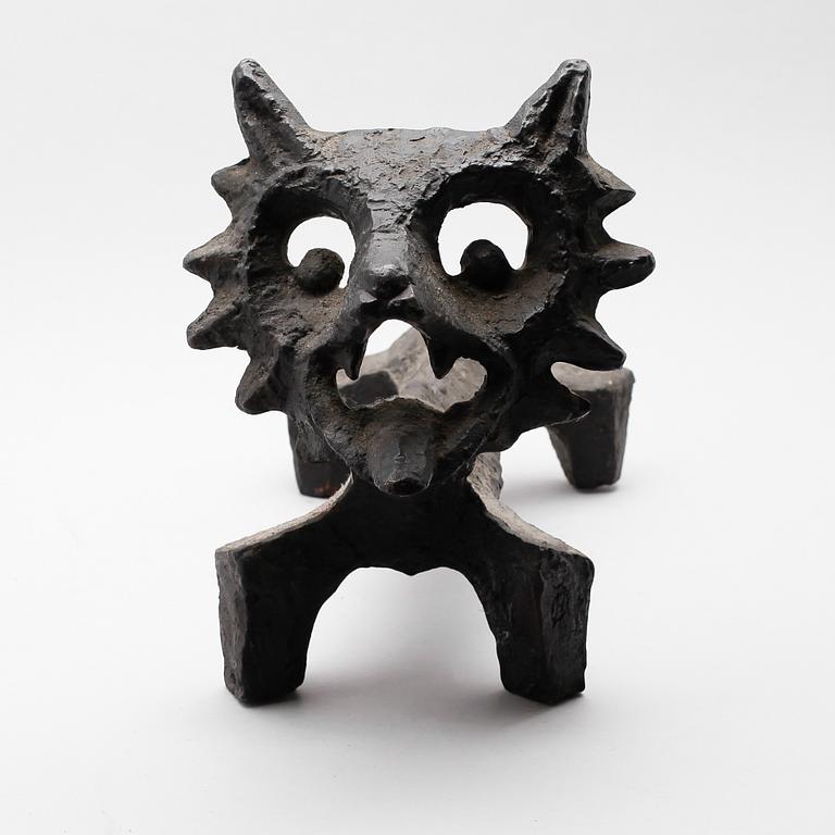 ELDHUND, gjutjärn, "Räven", Olle Hermansson, Husqvarna, 1960-tal.