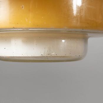 Otto Müller, Ceiling lamp, "Sistrah pendant", Megaphos, first half of the 20th century.