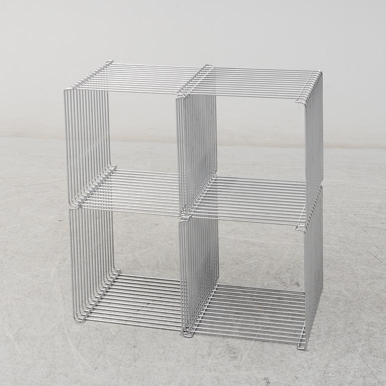 Four 'Wire cubes' by Verner Panton, Fritz Hansen.