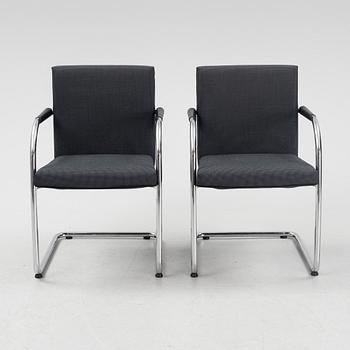 Antonio Citterio & Glen Oliver Löw, five 'Visasoft Visavis' chairs, Vitra, 2005.