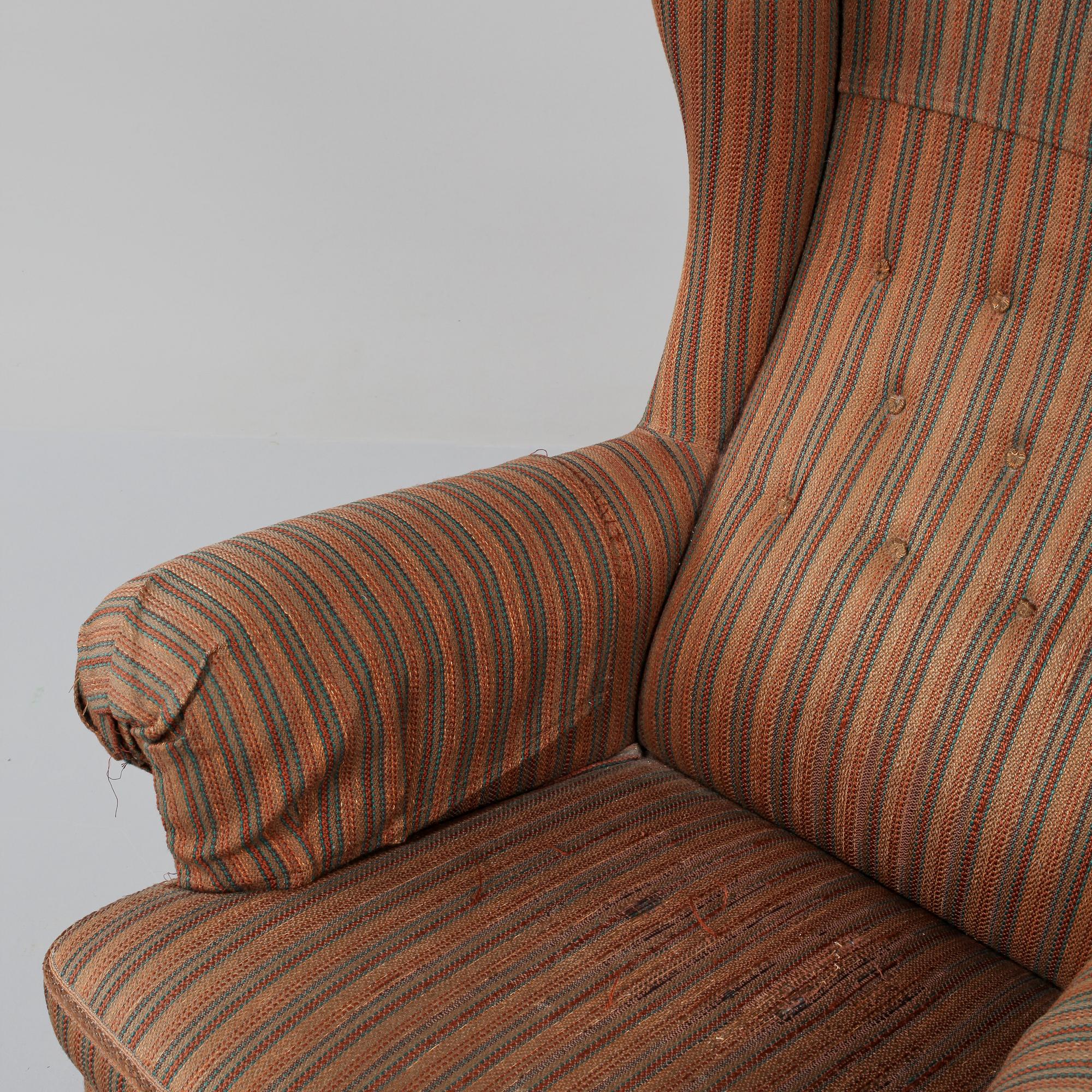 FÅTÖLJ, "Häggbom", Carl Malmsten, AB OH Sjögren, 1900-talets andra hälft.