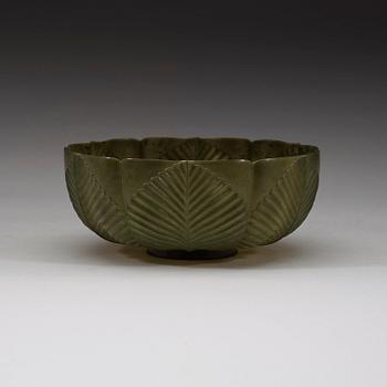 SKÅL, "Spinach" jade, Qingdynastin 1800-tal.