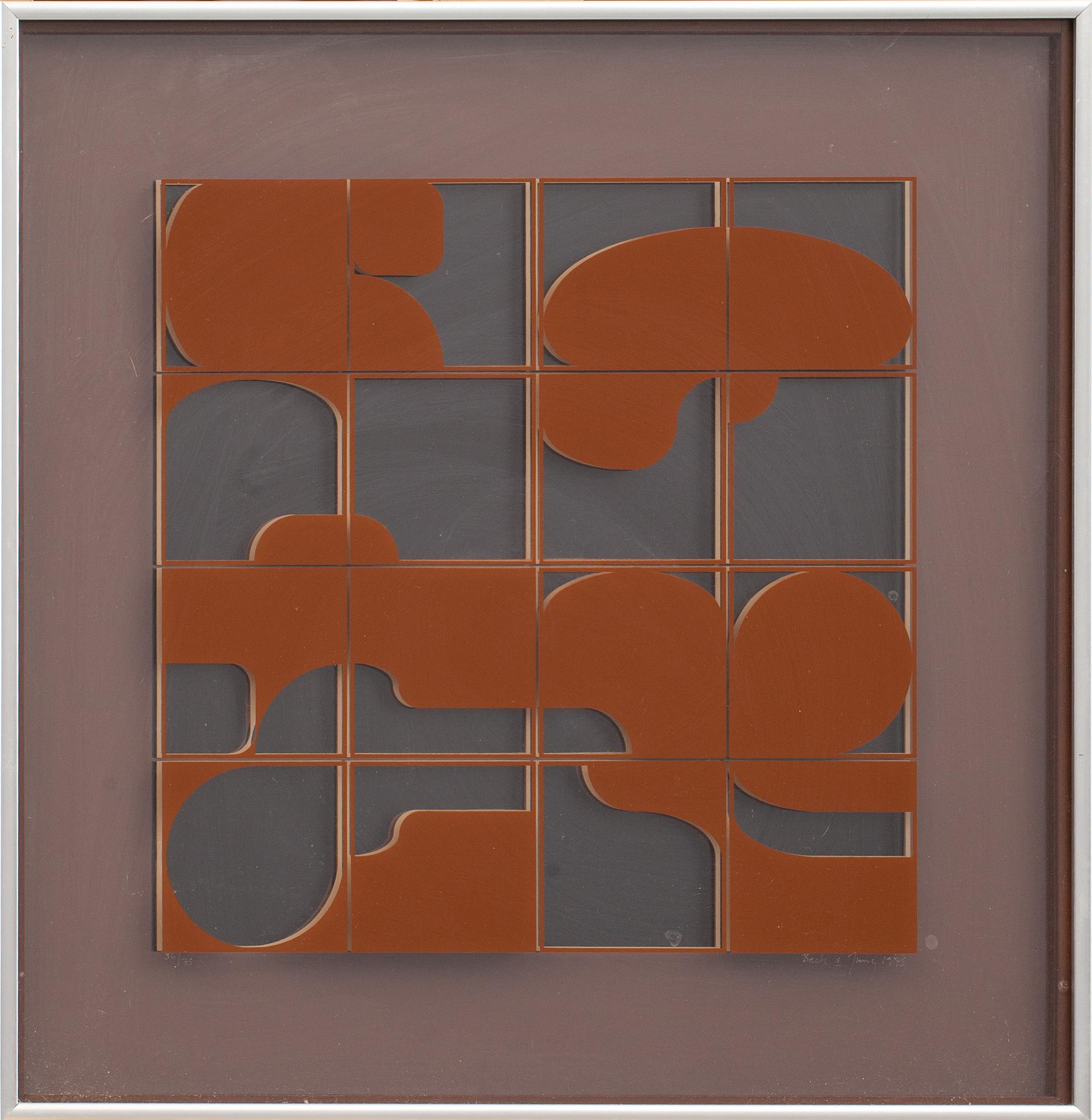 BECK & JUNG (HOLGER BÄCKSTRÖM & BO LJUNGBERG), multipel, signerad och daterad 1975, numrerad 36/75.