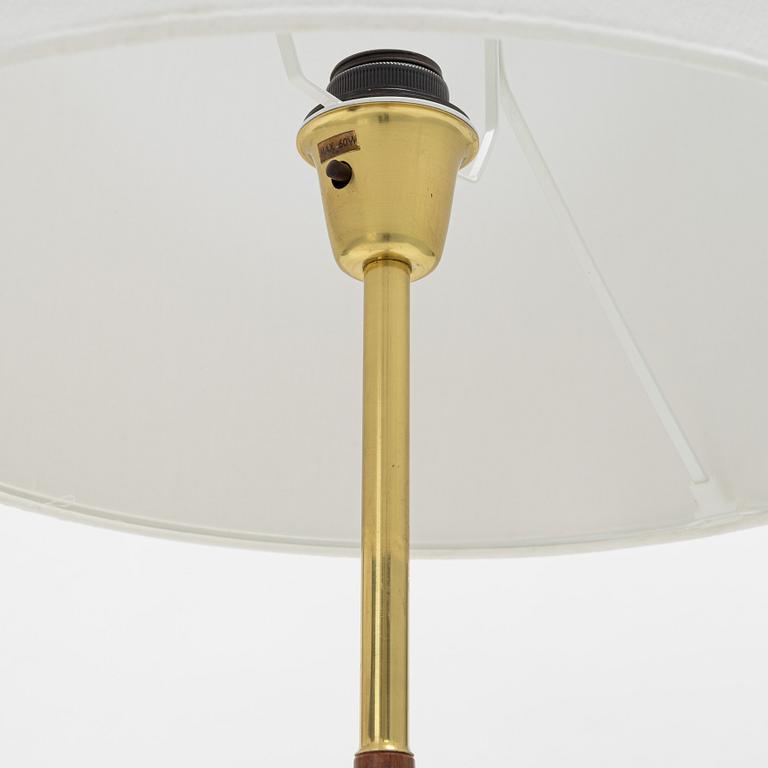 A pair of teak floor lights, Möllers Armatur, Eskilstuna, 1960's.