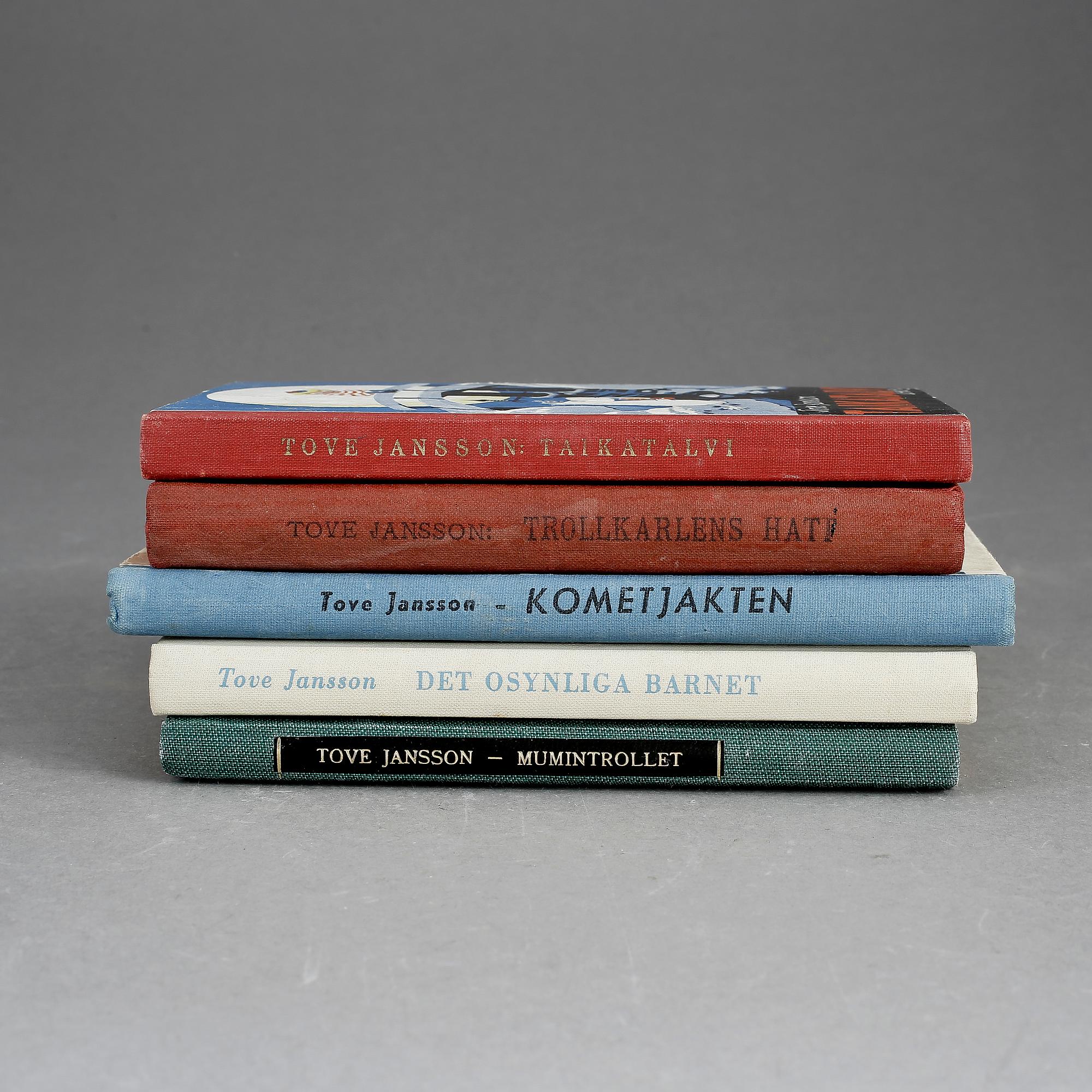 BÖCKER, 5 volymer, Tove Jansson.