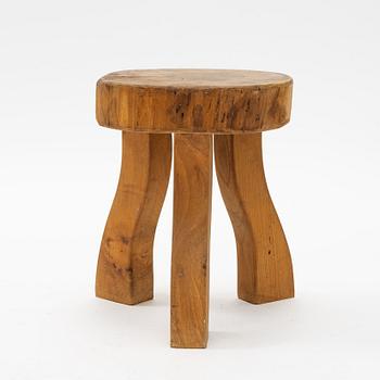 Carl-Axel Beijbom, an elm stool,  Simlingegården, Klagstorp.