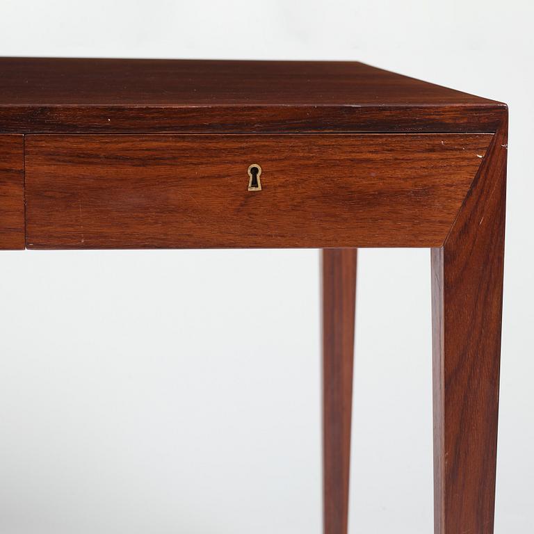 Severin Hansen, a palisander desk, Haslev Møbler, Denmark 1960s.