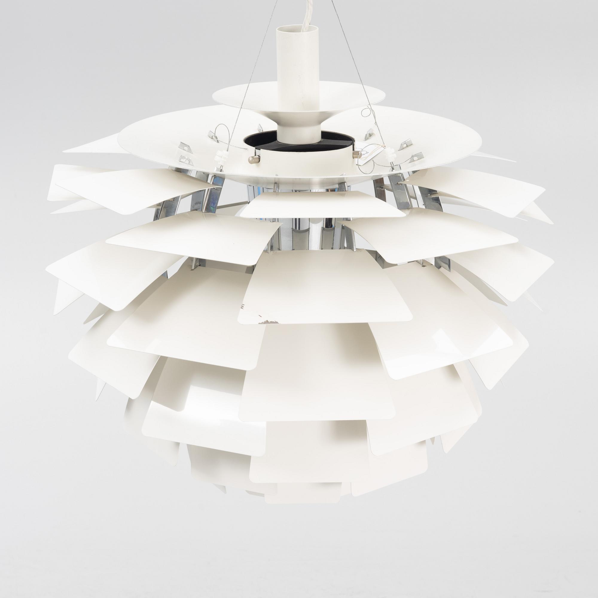 Poul Henningsen, taklampa "PH-Kotte / PH Artichoke", Louis Poulsen, Danmark.