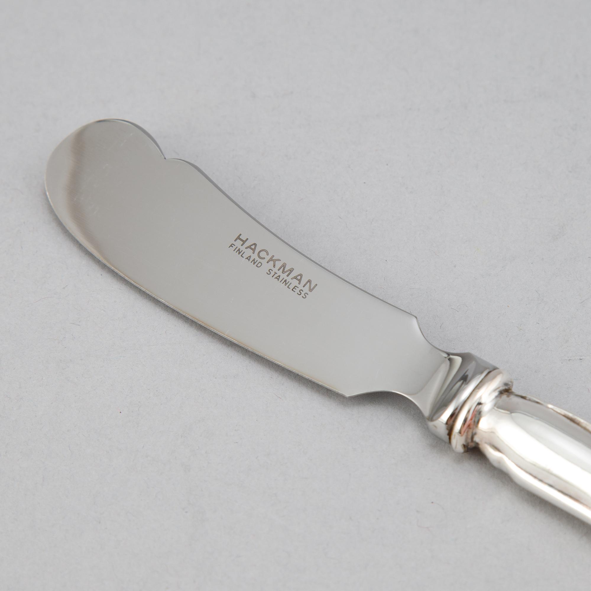 A Finnish silver cutlery, second half of the 20th century (63 pieces).