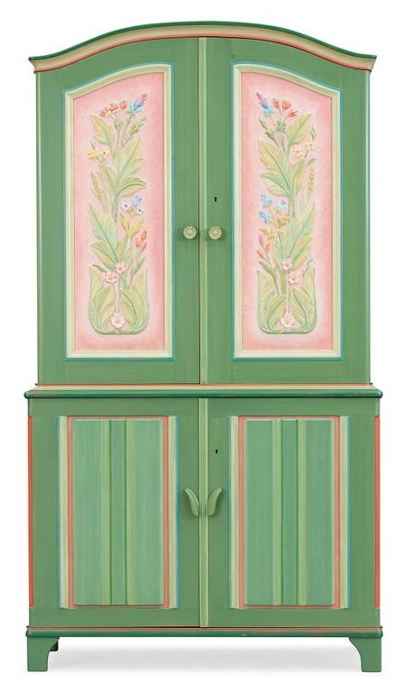 A Carl Malmsten painted cabinet, 'Stigberget', Sweden.