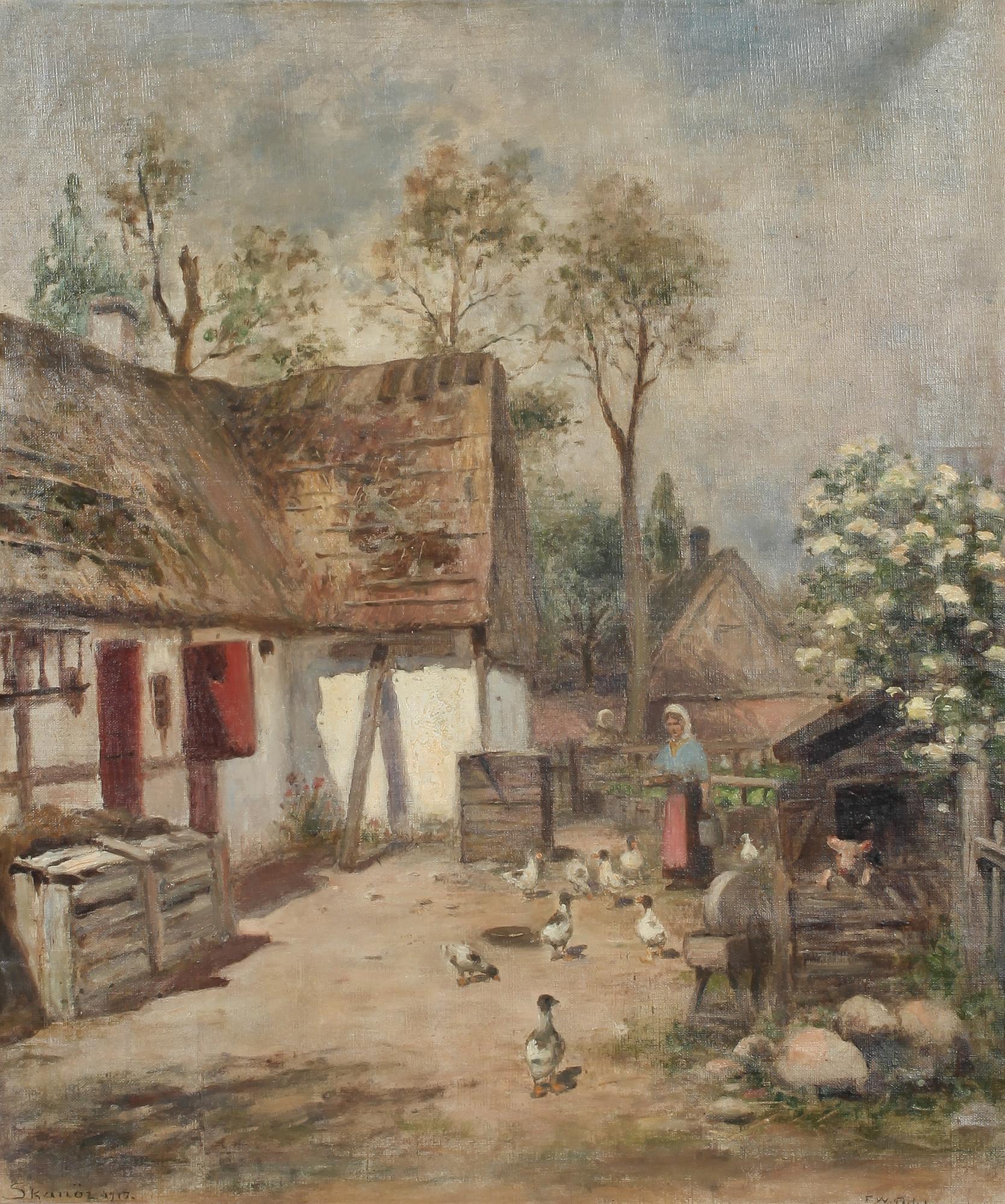 FRANS WILHELM ODELMARK, olja på duk, signerad och daterad 1917.