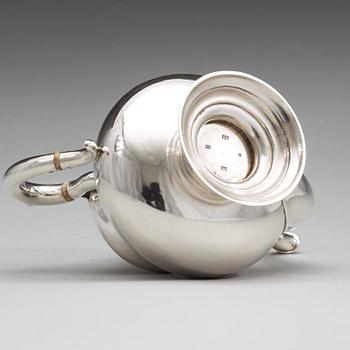 MICHAEL PEIPPO, S:t Petersburg 1859, tekanna, silver.