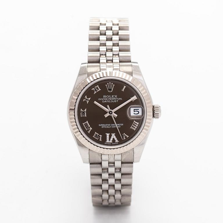 Rolex, Oyster Perpetual Datejust, armbandsur, 31 mm.