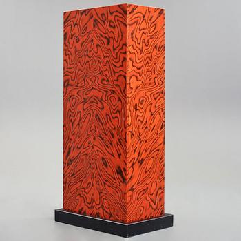 Ettore Sottsass, a red and black lacquered "Nairobi" cabinet by Zanotta, Italy, post 1989.