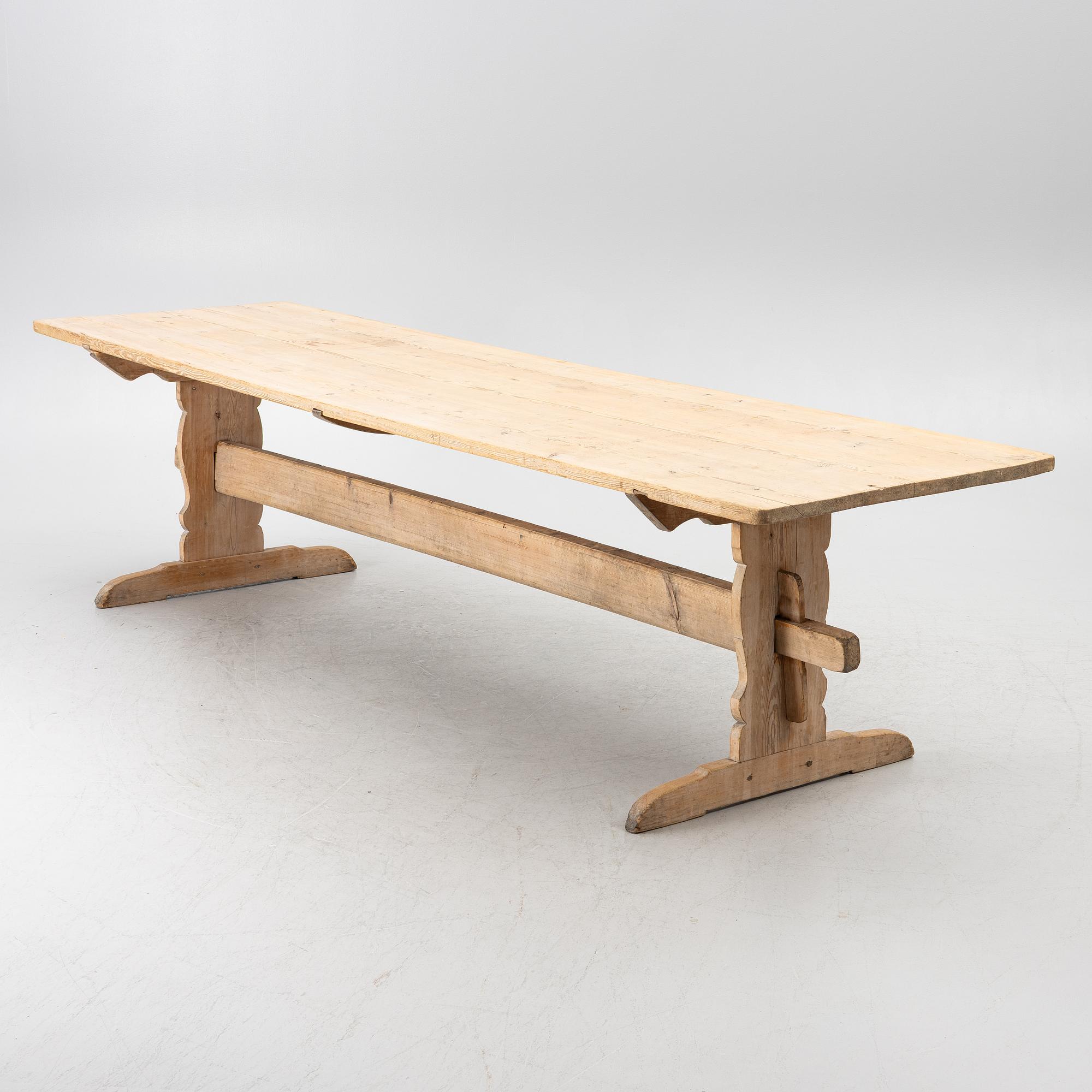 Goat table, folk art, Jämtland, 19th century.