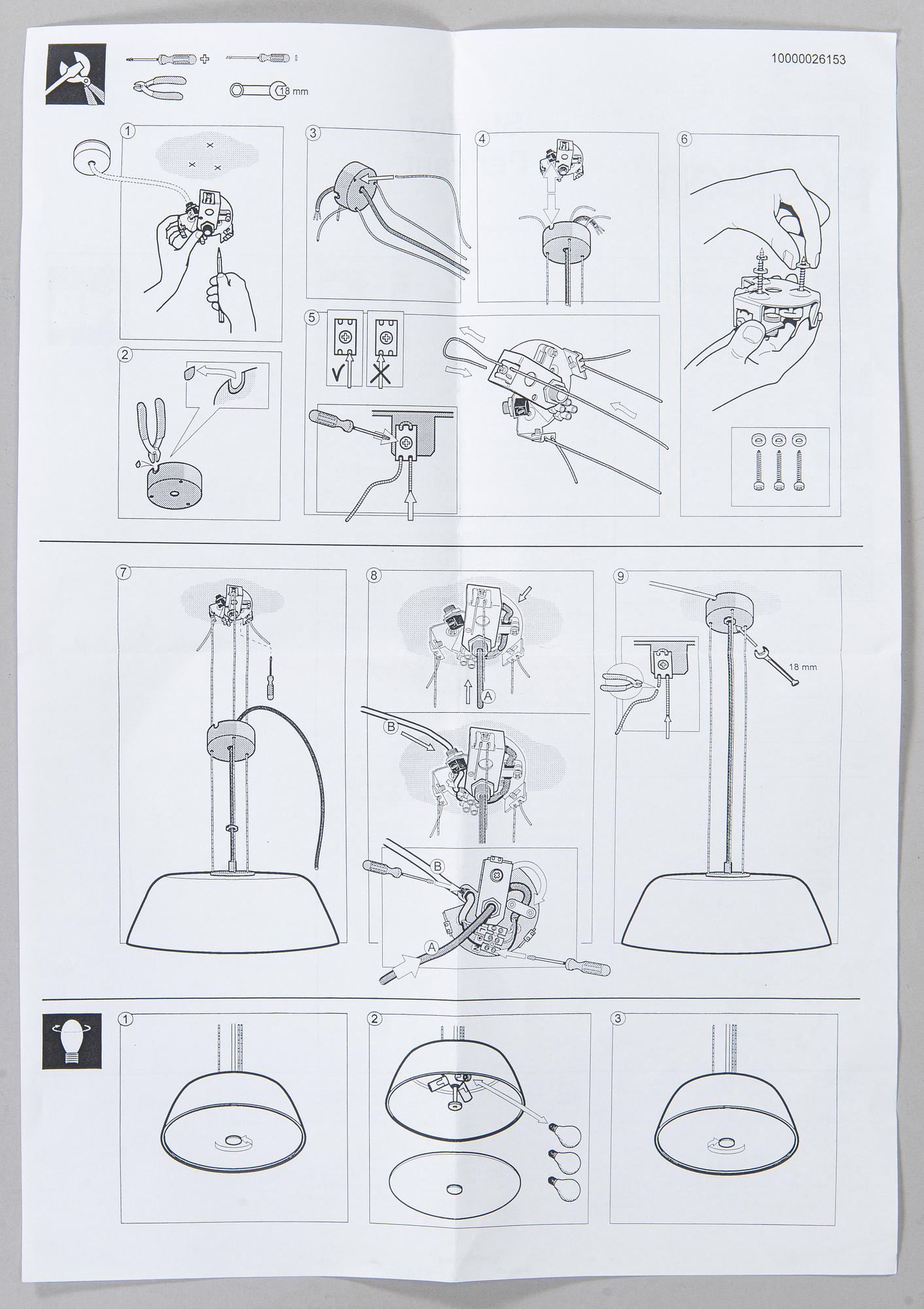 Arne Jacobsen, kattovalaisin "Stelling pendant" Louis Poulsen Tanska, 2002.