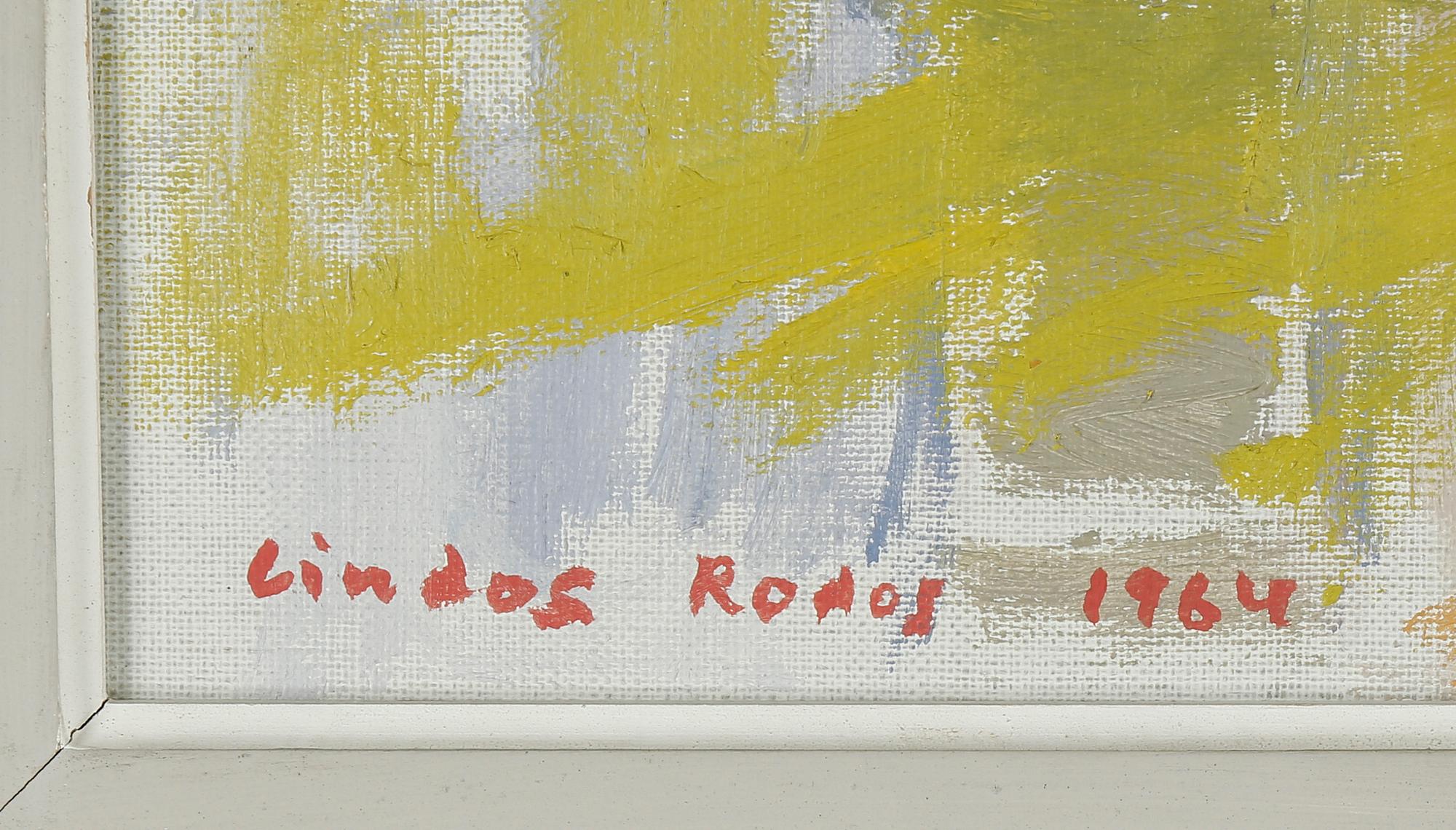 EVERT DUHÁN, "Rhodos", olja på duk, signerad och daterad 1964.