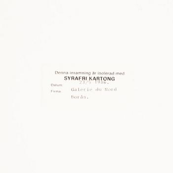 Victor Vasarely, färglitografi, 1940, signerad 52/75.