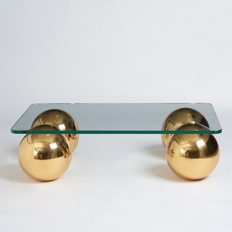 Angelo Donghia, probably, a coffee table, for Donghia Rubelli group, Italy 21st Century.