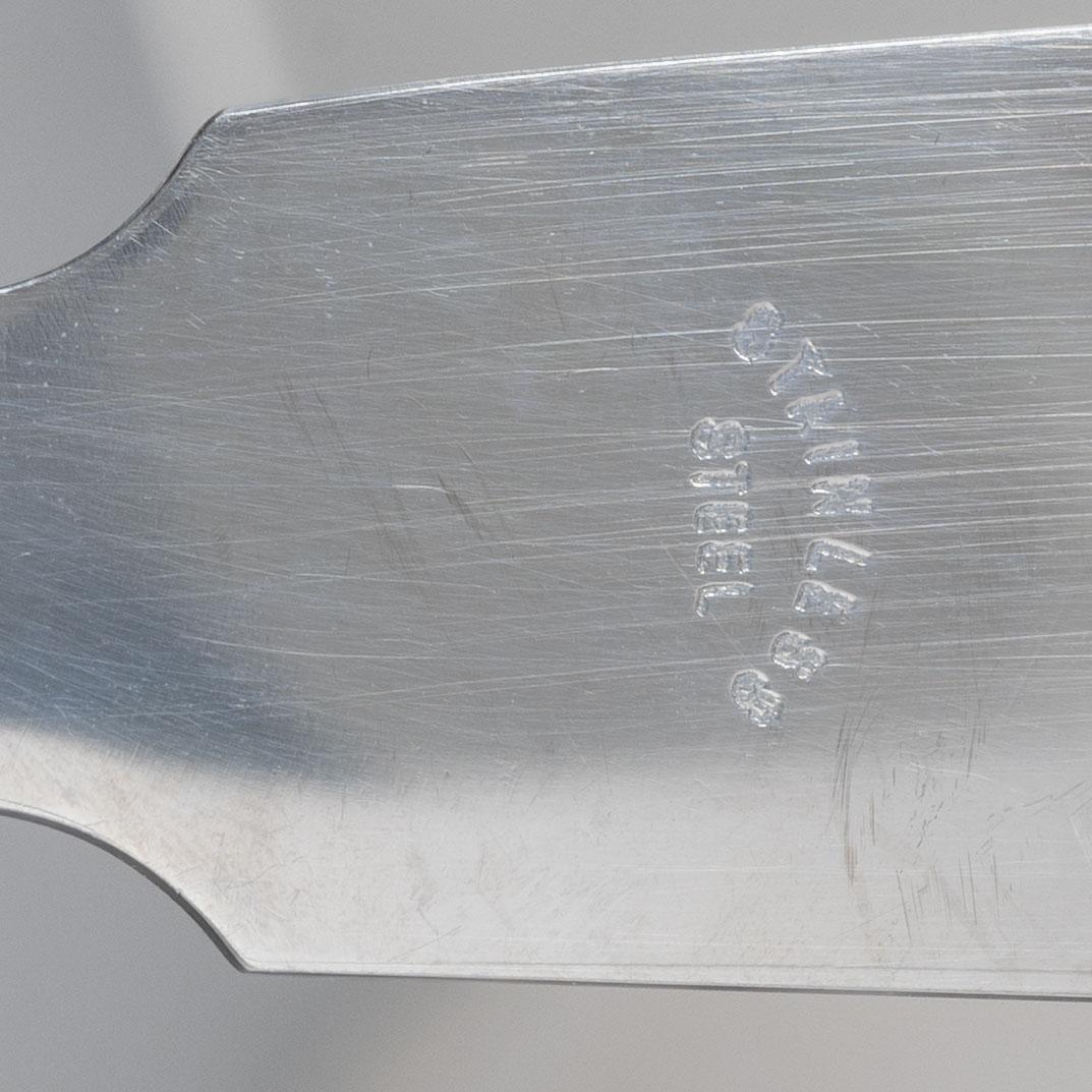 Georg Jensen, A silver 'Pyramid' fish knife, silver, Denmark, 1925–1932.