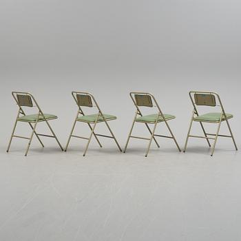 A table and four chairs by Dipetrol, second half of the 20th century.