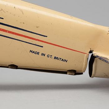 Mettoy Airways (UK) Tinplate Clockwork Airliner, ca 1950.