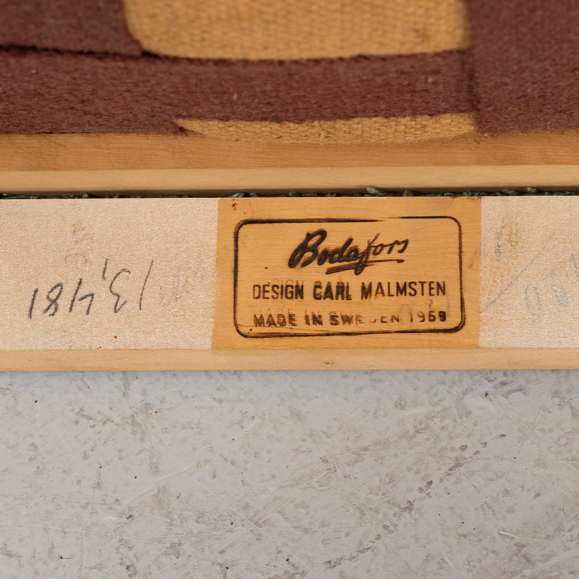 Carl Malmsten, matgrupp, 5 dlr "Ulfåsa", Bodafors, 1900-talets andra hälft.