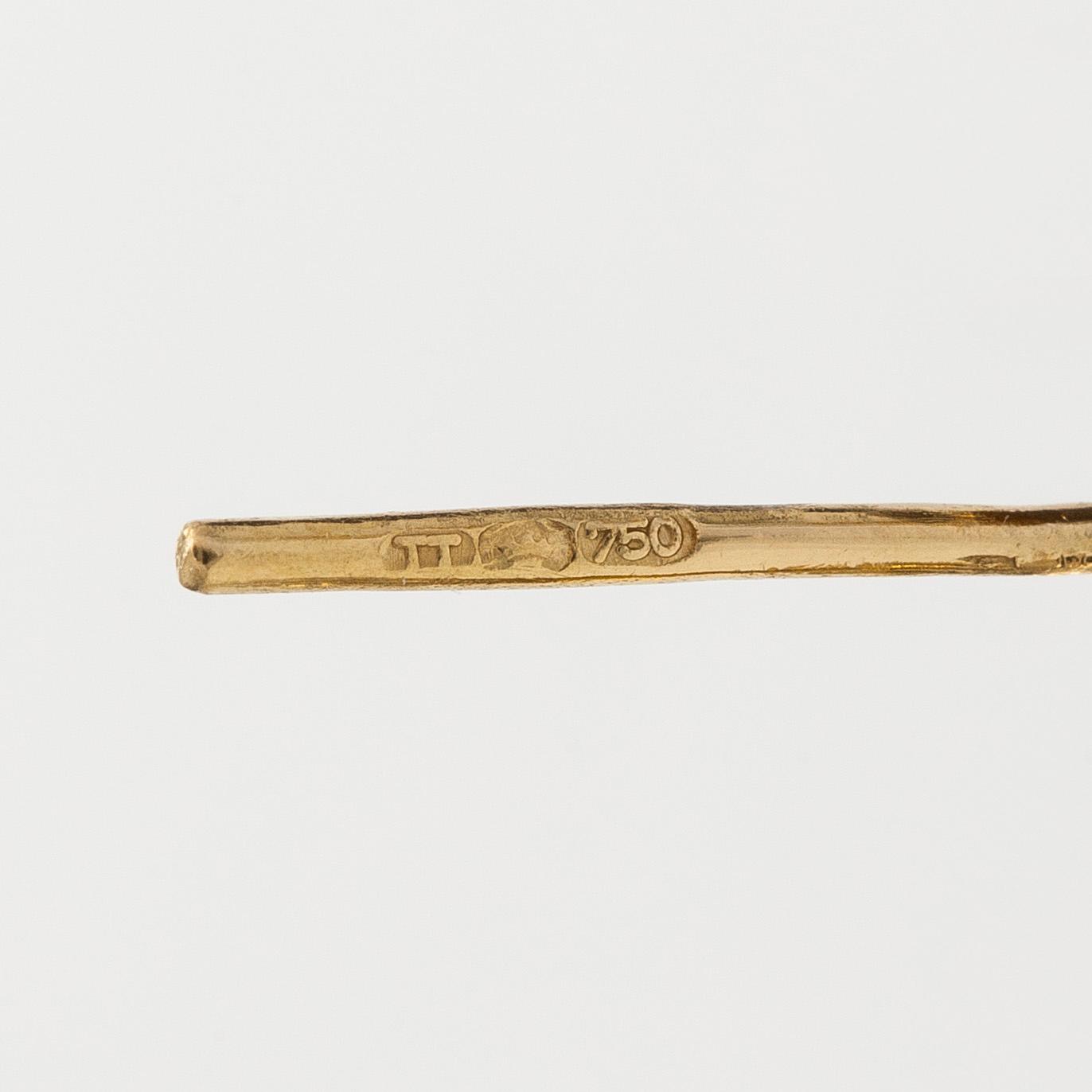 Örhängen, 18K guld.